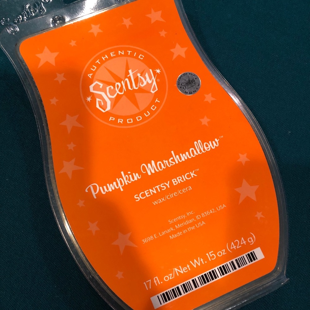 Scentsy Brick Pumpkin Marshmallow NEW